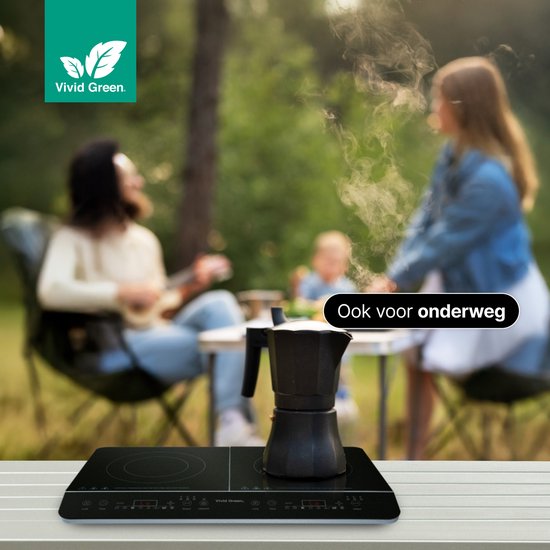 Vivid Green Inductie Kookplaat