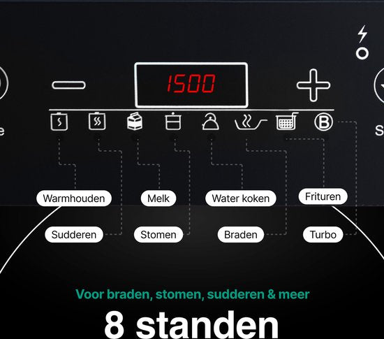 Vivid Green Inductie Kookplaat