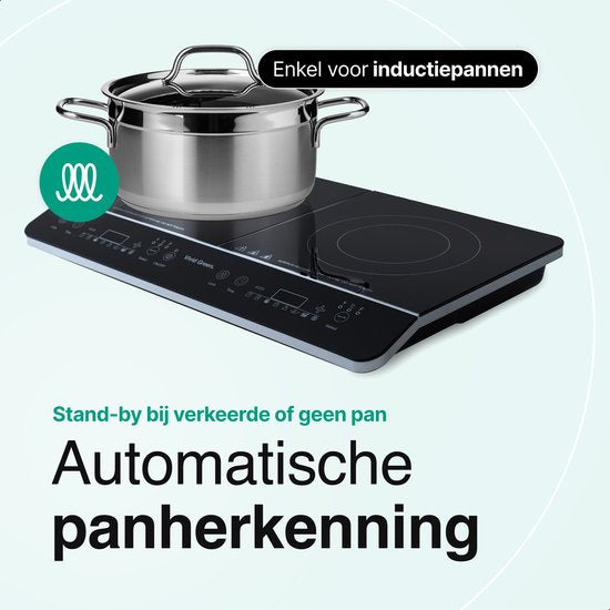 Vivid Green Inductie Kookplaat