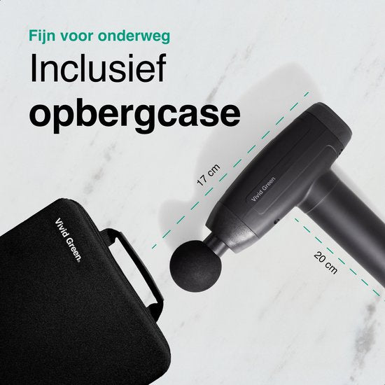 Vivid Green Massage Gun 6 Opzetstukken