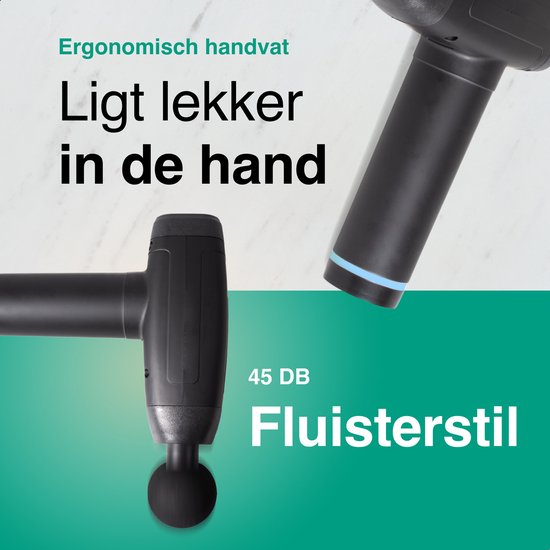 Vivid Green Massage Gun 6 Opzetstukken