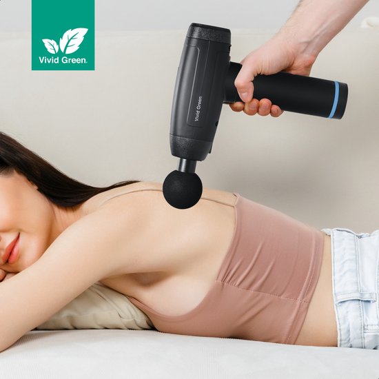 Vivid Green Massage Gun 6 Opzetstukken