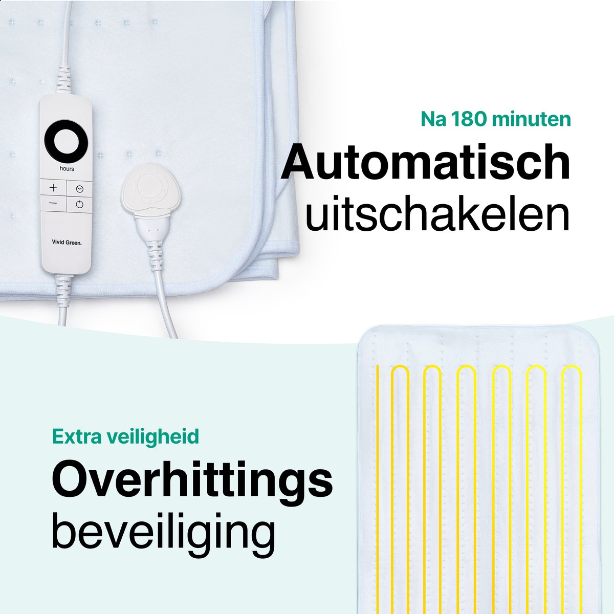 Elektrische Onderdeken 150x180cm wit