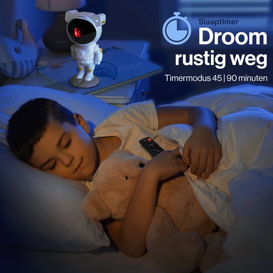 Vivid Green Astronaut Sterrenprojector