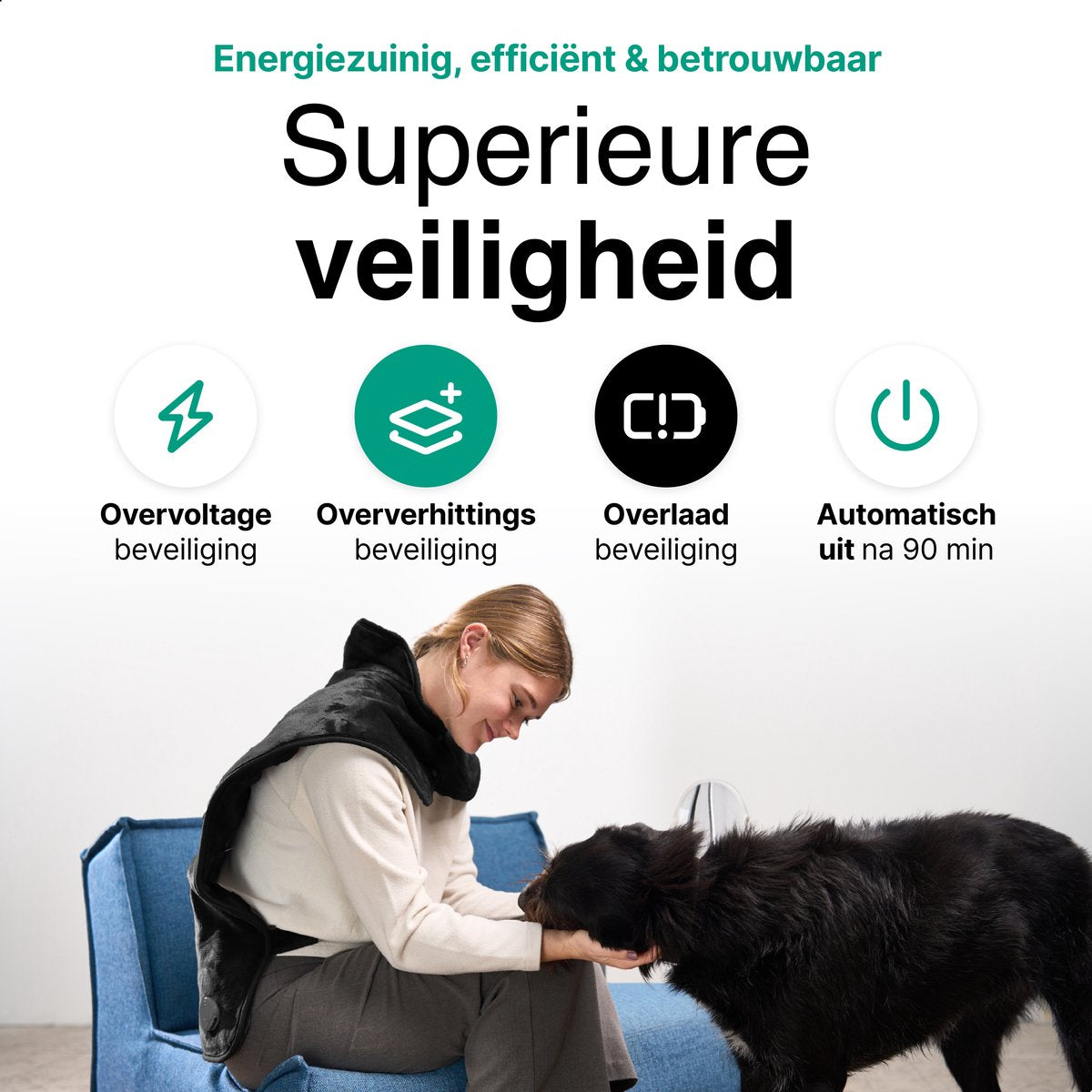 Vivid Green Warmtekussen