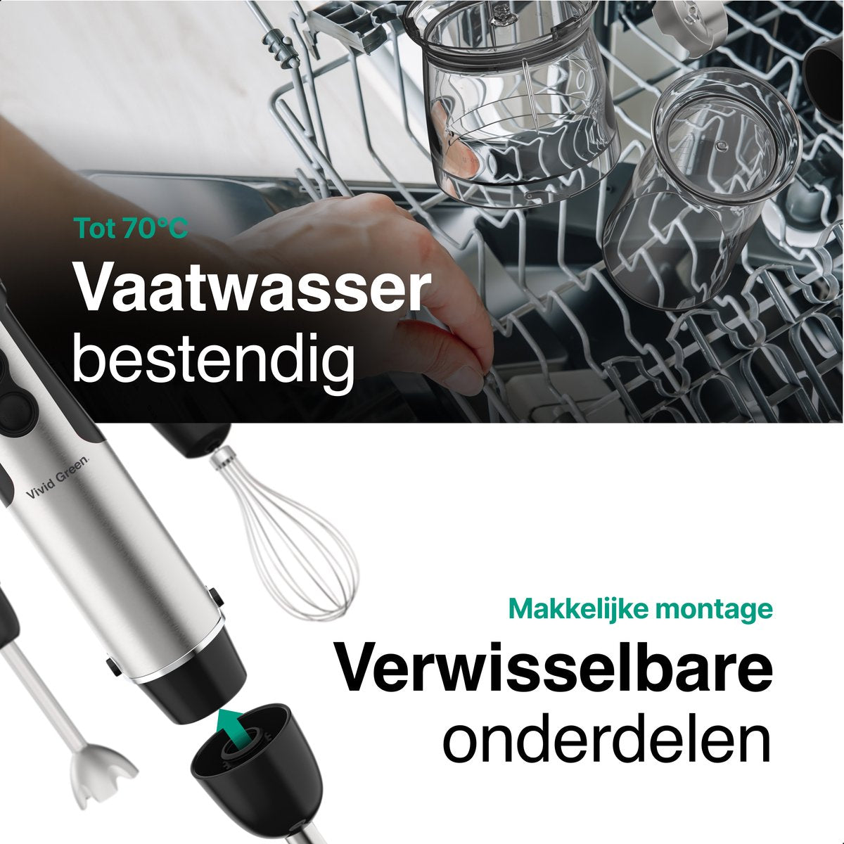 6-in-1 Staafmixer 1000W