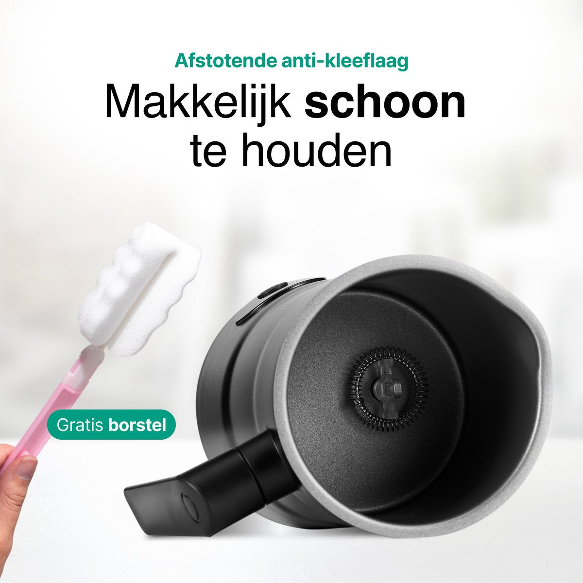 Melkopschuimer met Schenktuit