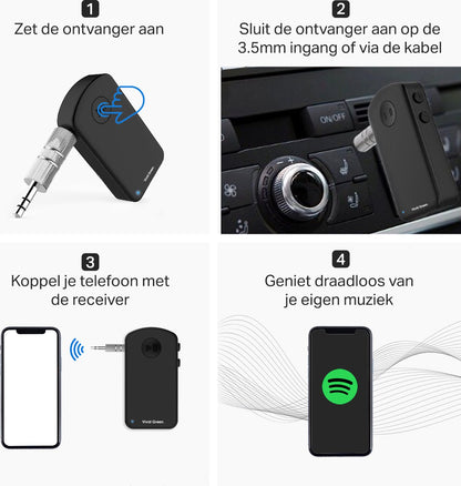 Handsfree bellen Auto Bluetooth Audio Receiver