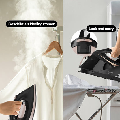 Stoomstrijkijzer met Stoomgenerator Rosé Goud