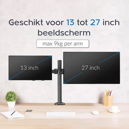 Dubbele Monitor Arm