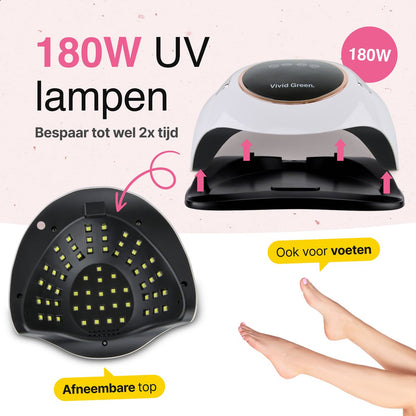 UV lamp gelnagels 180W