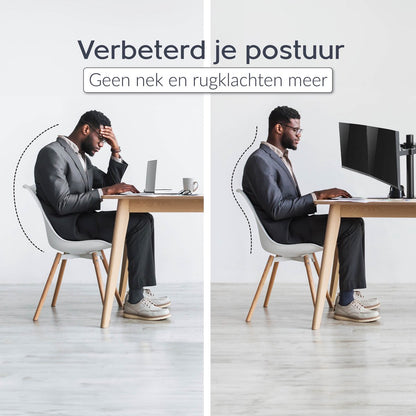 Dubbele Monitor Arm
