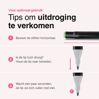Twinmarkers 80 stuks voor volwassenen