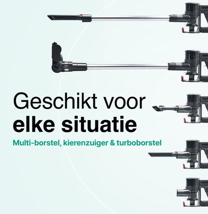 Steelstofzuiger Turbo 300W met extra Accu