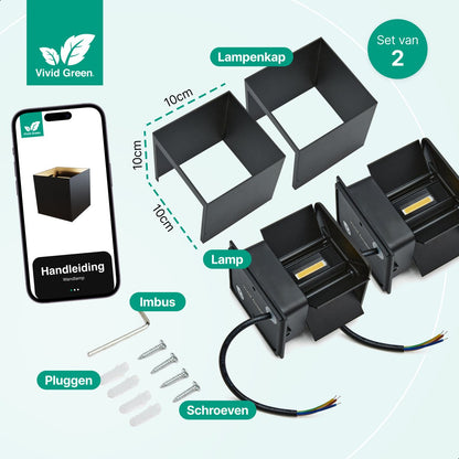 Wandlamp 2 stuks
