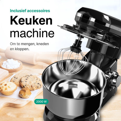 Vivid Green Keukenmachine met Display Zwart