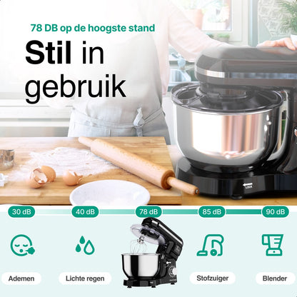 Vivid Green Keukenmachine met Display Zwart