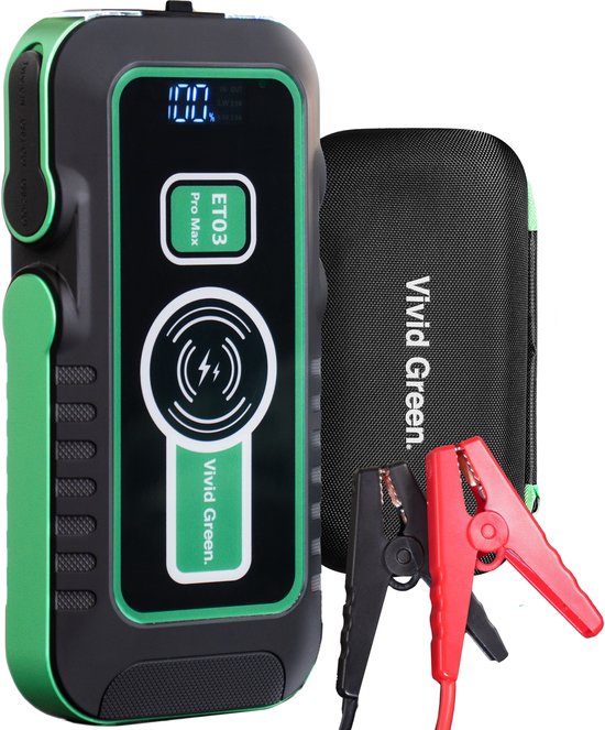 Vivid Green Jumpstarter voor auto