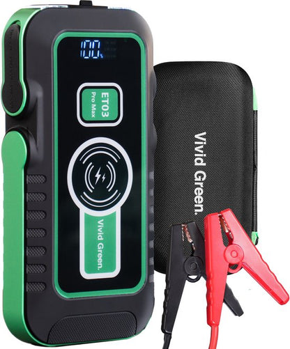 Vivid Green Jumpstarter voor auto