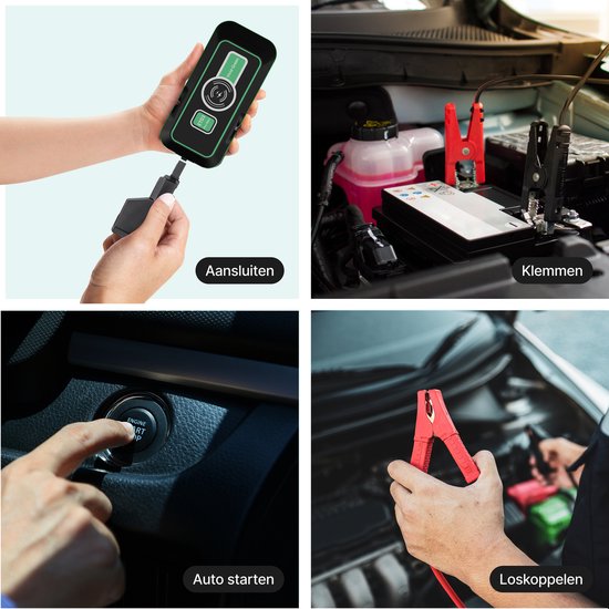 Vivid Green Jumpstarter voor auto