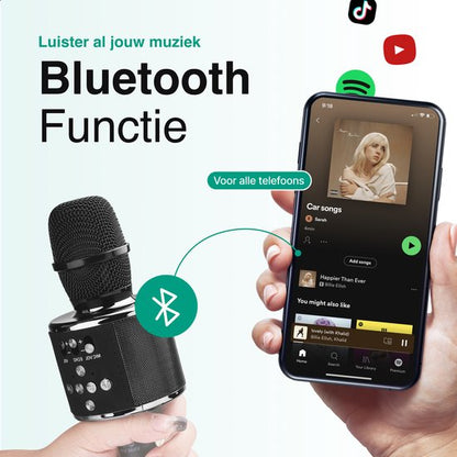 Vivid Green Karaoke Microfoon