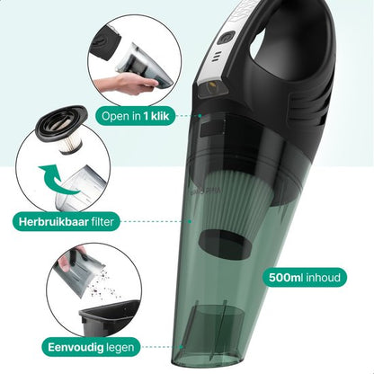 Vivid Green Kruimelzuiger Met Lamp Grijs