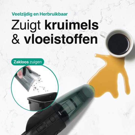 Vivid Green Kruimelzuiger Zwart