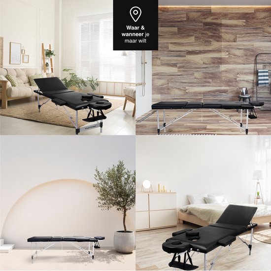 Vivid Green Massagetafel 3 zones