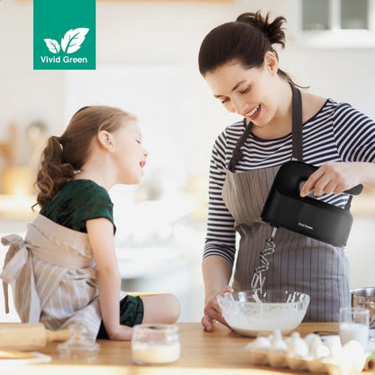 Vivid Green Handmixer Zwart