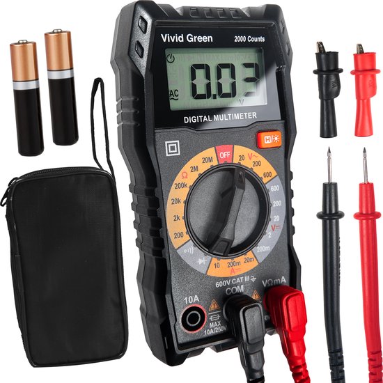 Vivid Green Multimeter