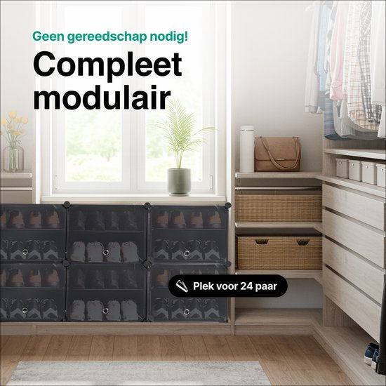 Vivid Green Schoenenkast 24 paar Schoenen