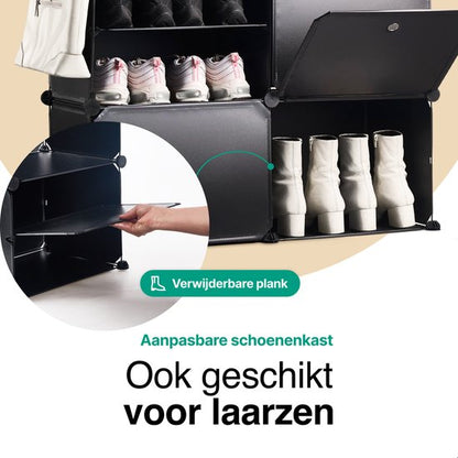 Vivid Green Schoenenkast 24 paar Schoenen