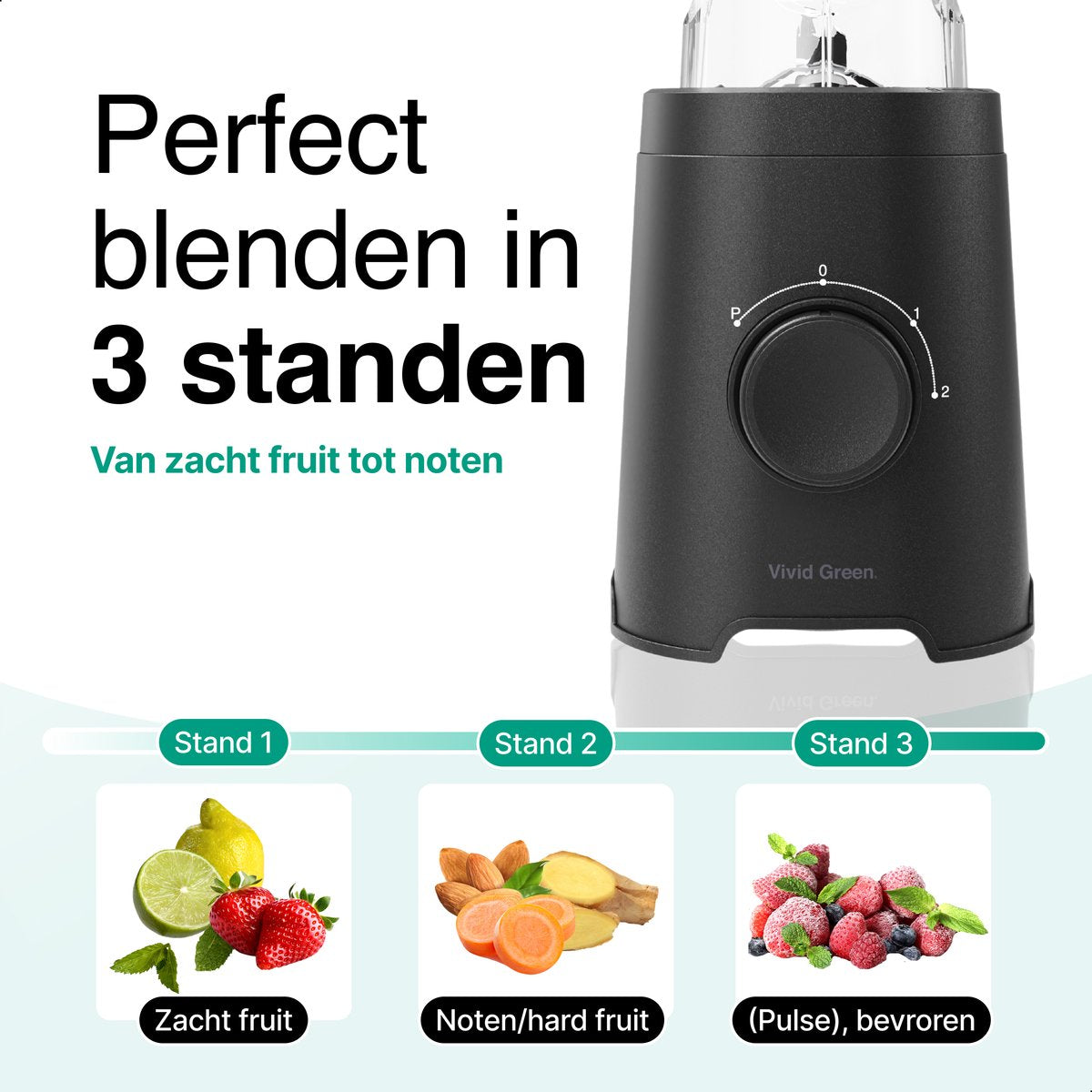 Vivid Green Smoothie Blender