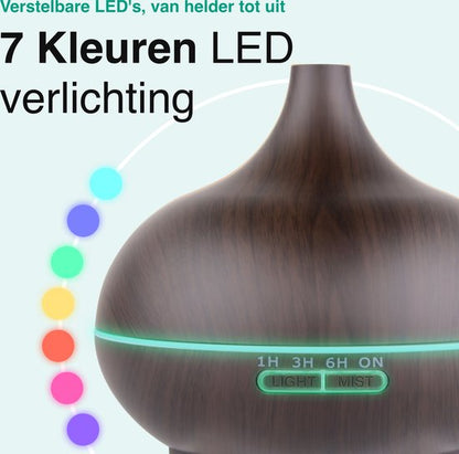 Vivid Green Aroma diffuser Donkerbruin