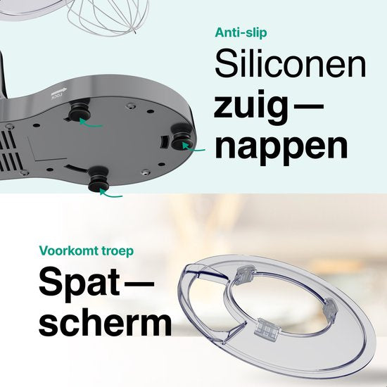 Vivid Green Keukenmachine 2000W Grijs