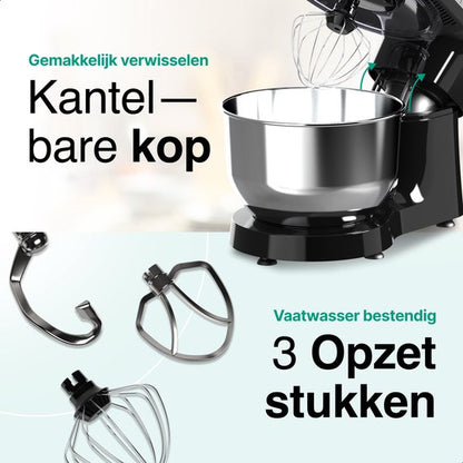 Vivid Green Keukenmachine Zwart