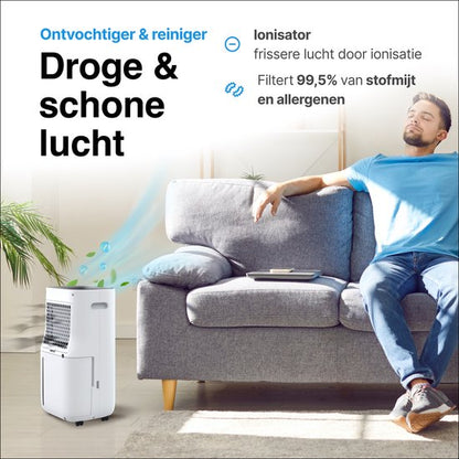 Vivid Green Luchtontvochtiger 16L Wit