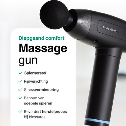 Vivid Green Massage Gun 6 Opzetstukken
