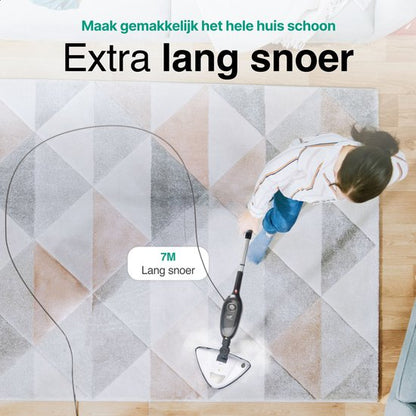 Vivid Green Stoomreiniger Zwart