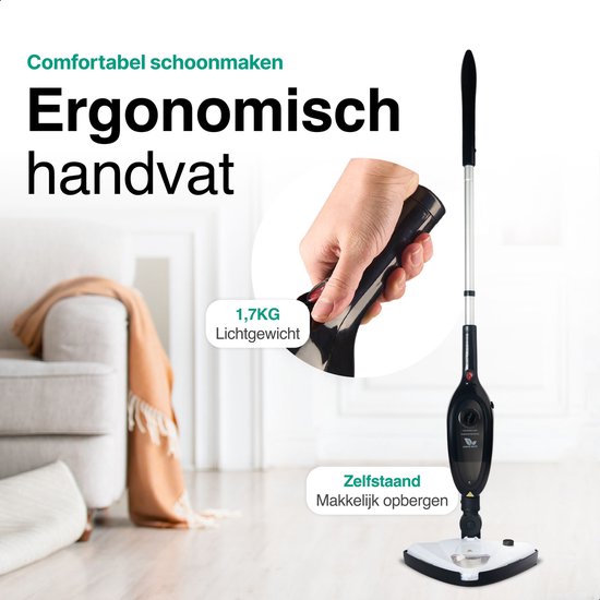 Vivid Green Stoomreiniger Zwart