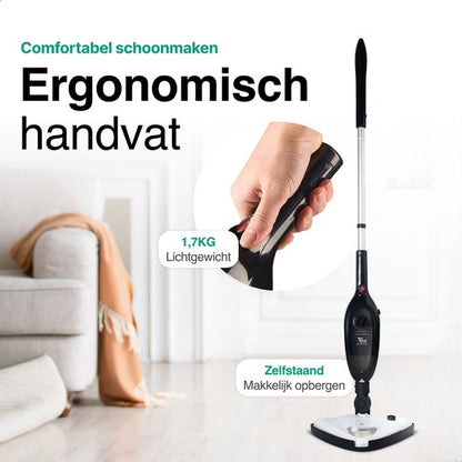 Vivid Green Stoomreiniger Zwart